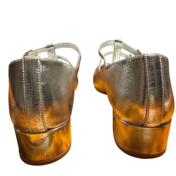 Jeffrey Campbell Filmstar Silver Mary Jane Shoes - Picture 5 of 8